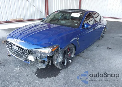 2019 Genesis G70 3.3T Advanced из США, поврежденный, VIN KMTG34LE5KU025171